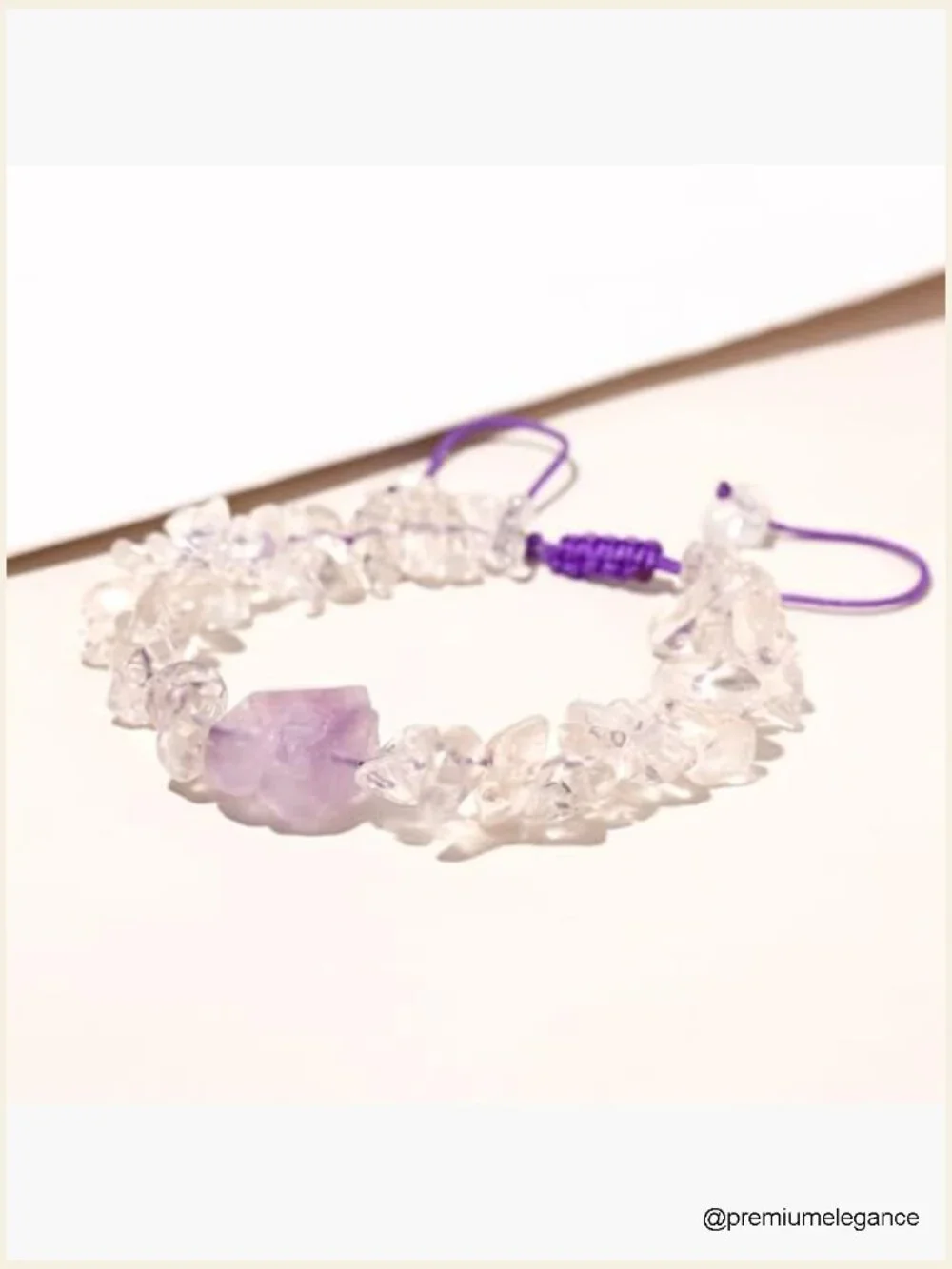 Spiritual Healing Raw Stone Bracelet Crystal Chips Beaded Bracelet Women Men